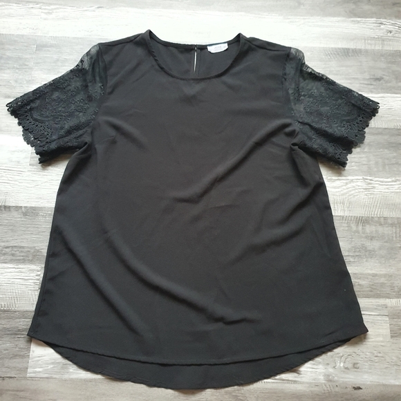 Ardine size large lace Black tunic - Picture 2 of 3